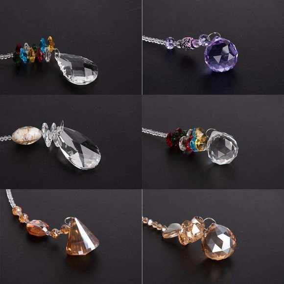 Free People Crystal Balls Pendant Ornament Hanging - Picture 7 of 10